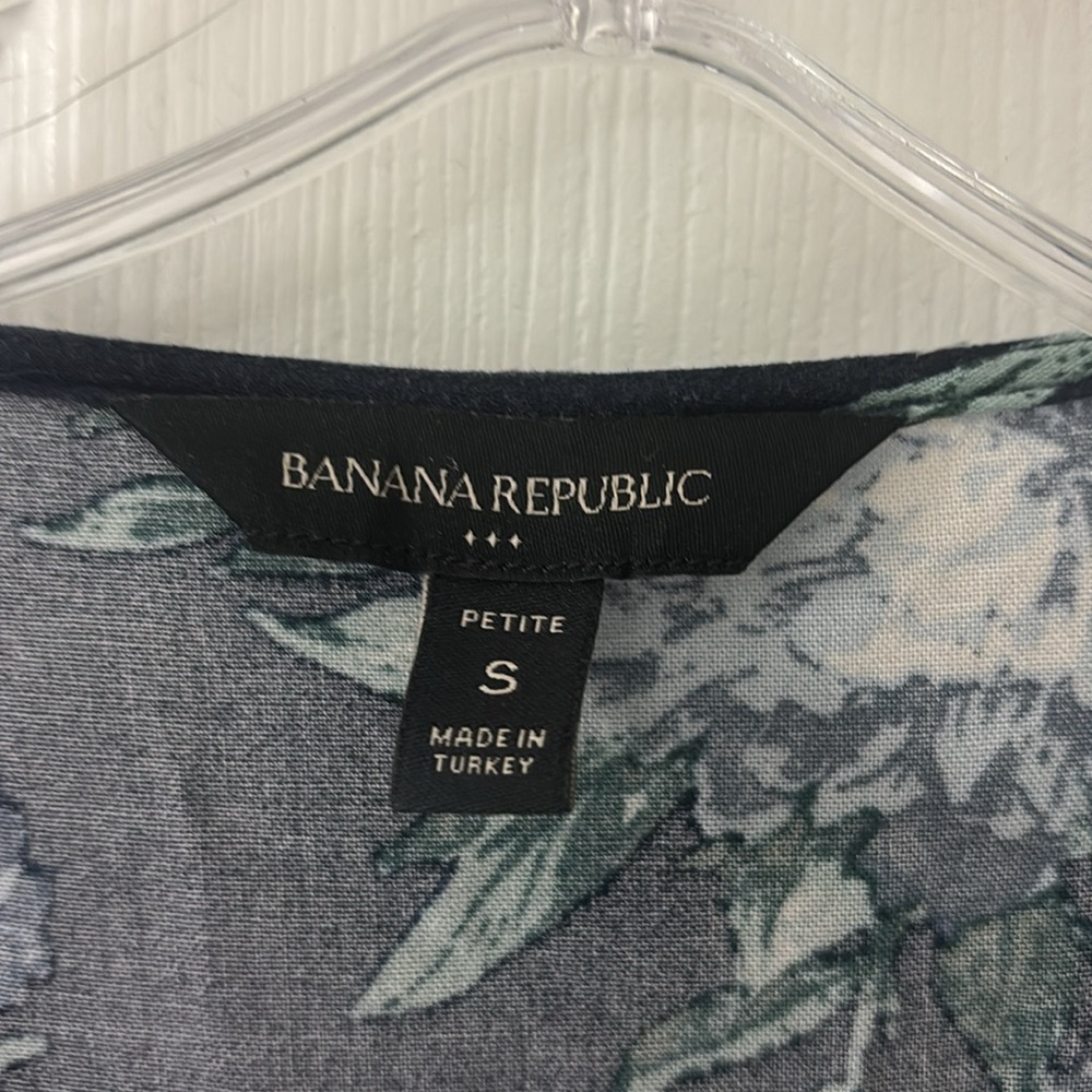 Banana Republic Floral Navy Dress - Picture 3 of 4